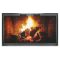 Thermo-Rite Special Z Custom Glass Fireplace Door - Anodized Aluminum - Shown in Anodized Black