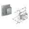 M&G DuraVent DirectVent Pro 4x6 Square Horizontal Termination Cap - Stainless Steel - 46DVA-HC-S // 46DVA-HC-S