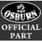 Part for Osburn - OA10264 - BRUSHED NICKEL CAST IRON STRAIGHT LEGS WITH ASH DRAWER