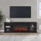 Real Flame Benjamin Landscape Media Electric Fireplace in Weathered Wood - 5110E-WWD