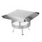 Draft King 14 Round Slip-In Welded Leg Single Flue Stainless Steel Chimney Cap - SS815U