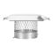 Draft King 8 Round Bolt-On Single Flue Stainless Steel Chimney Cap - SS8U