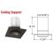 Selkirk 4 Ultimate Pellet Pipe Ceiling Support - Black - 824012 - 4UPP-CSB