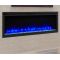 SimpliFire 60 Allusion Platinum Recessed Linear Electric Fireplace - SF-ALLP60-BK