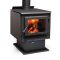 True North TN20 Wood Stove with Pedestal - Metalic Black - Series B - TN31010010