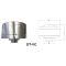 Selkirk 5x8 Direct-Temp High Wind Vertical Cap - 5DT-VC
