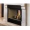 BRT40ST Fireplace flame. See through fireplace