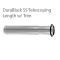 DuraVent 6'' DuraBlack Telescoping Length 44'' - 68'' - Stainless Steel - 1647SS // 6DBK-TLSS