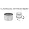DuraVent 8" DuraBlack Stovetop Adapter - Stainless Steel - 1877SS