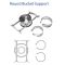 DuraVent 5 B-Vent 5-6 Round Support - 5BVRS6