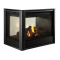 Majestic Pier Three-Sided Fireplace