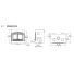 Napoleon 3000 NZ3000H Wood Burning Fireplace Dimensions