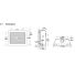 Napoleon Grandville BGD36CF Direct Vent Gas Fireplace Dimensions