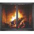 Thermo-Rite Normandy Custom Glass Fireplace Door - Welded Aluminum - NORMANDY (shown in Natural Iron)