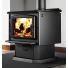 Osburn 2300 Wood Stove and Blower with Black Door Overlay - OB02302