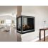 White Mountain Hearth Tahoe Peninsula and See-Through Premium 36 Clean-Face Fireplace - DVCP36PP30
