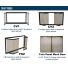 Thermo-Rite Door Styles - CV1 - CV2 - FS2 - Twin Panel Mesh Door
