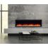 SimpliFire 72 Allusion Platinum Recessed Linear Electric Fireplace - SF-ALLP72-BK