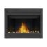 Flame in fireplace