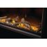Burning fire luminous logs