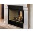 BRT40ST Fireplace flame. See through fireplace