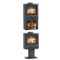 Farringdon 16 Wood Burning Stove pedestal options