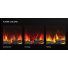 Napoleon Astound Built-in Electric Fireplace  NEFB96AB LED lights