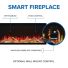 Astound FlexMount Electric Fireplace Smart options