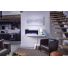Stylus Cara Elite Electric Fireplace installed in living room or den