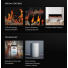 Napoleon Luminex Electric Fireplace Special features and technology