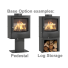 Farringdon Wood Burning Stove Base Option Examples
