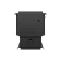 Drolet Savannah II Medium Wood Stove - DB03028 back view