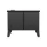 Drolet Chic-Choc Extra Large Wood Cookstove - DB04820 back view of stove