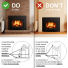 Fireplace insert do's and don't's
