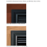 White Mountain Hearth Tahoe Deluxe 42 Clean-Face Direct-Vent Fireplace - Extruded Aluminum Frames Frame and Bottom Trim Colors