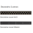 White Mountain Vail Vent-Free Deluxe 26 Contour Burner -  Decorative Louvers