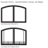 White Mountain Vail Vent-Free Peninsula & ST – Include Handles, Screens, and Hinges